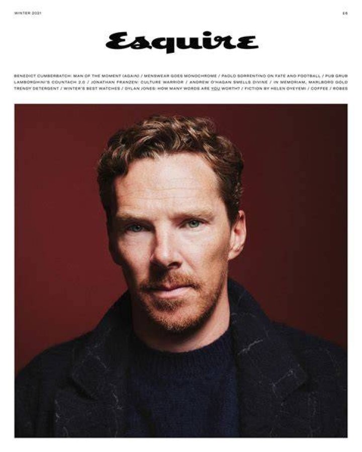 Benedict Cumberbatch covers Esquire
