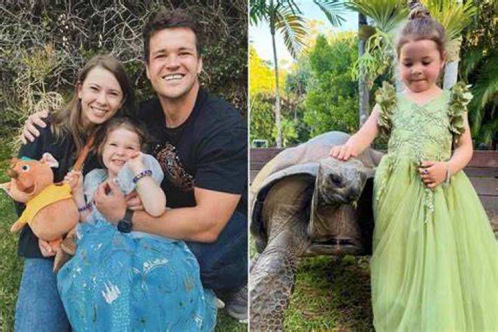 Bindi Irwin and her daughter Grace Warrior Irwin Powell