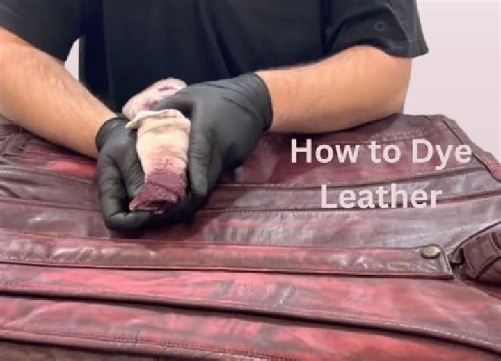 Can you dye pleather?