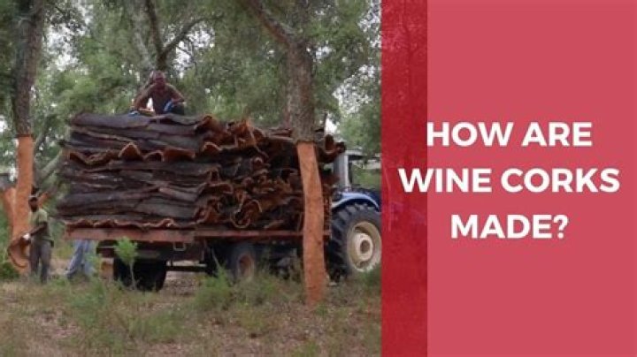 How are wine corks made?