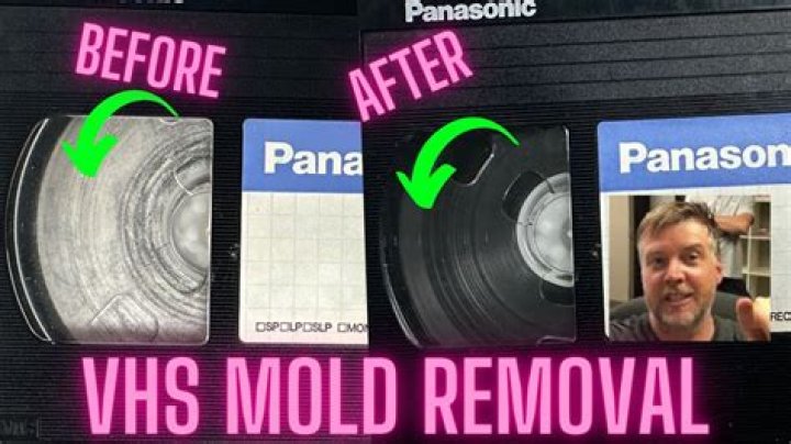 How do you clean a moldy VHS tape?