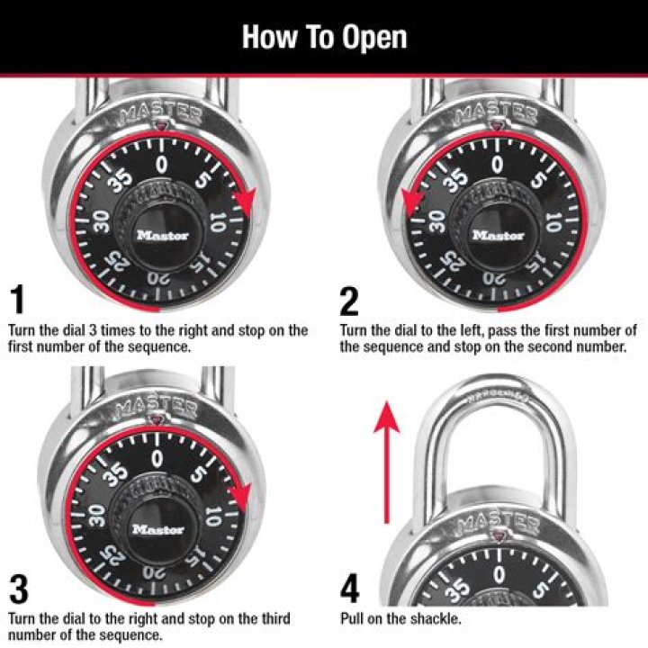 How do you deice a combination lock?
