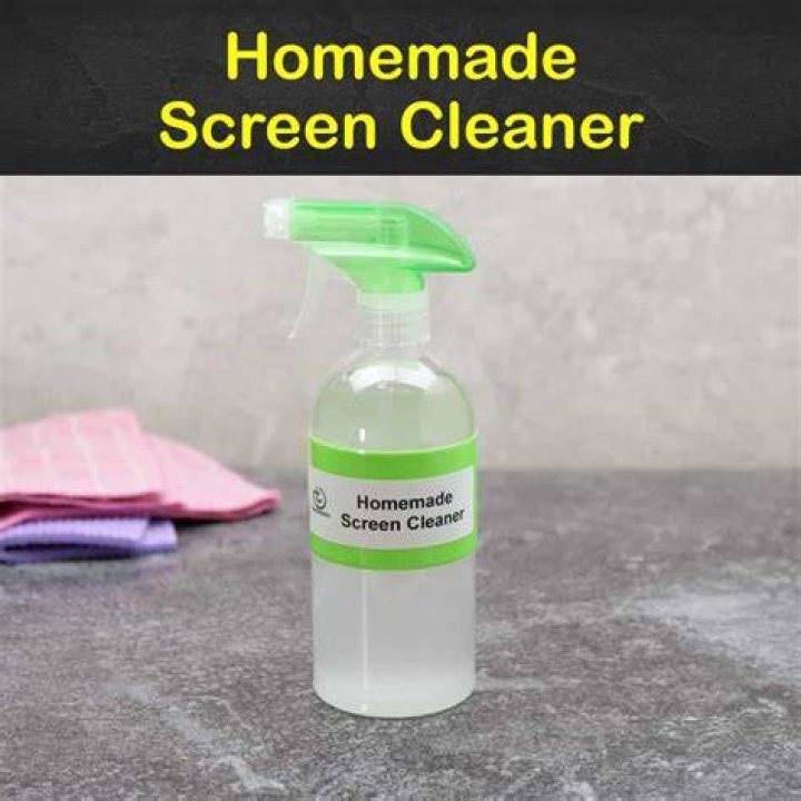 How do you make homemade screen cleaner?