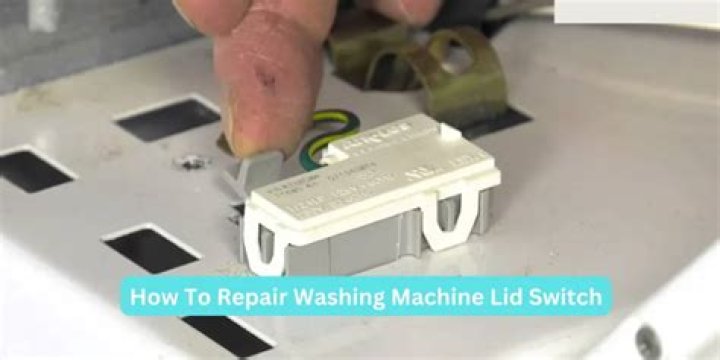 How do you replace a lid switch on a washing machine?