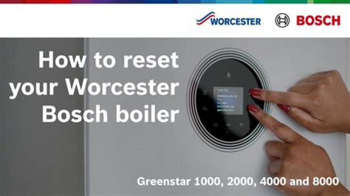 How do you reset a Bosch oven?
