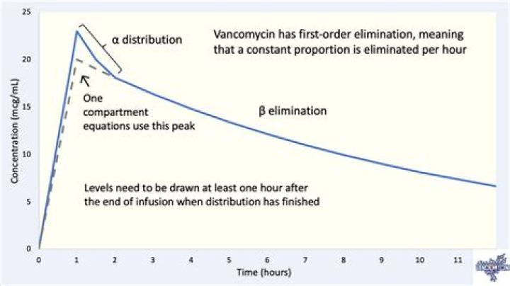 How often should a Vanco trough be drawn?