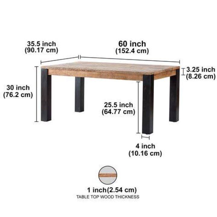 How thick are table tops?
