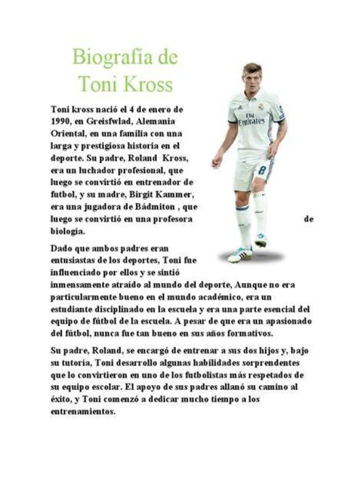Toni Kroos Bio (Wiki) 