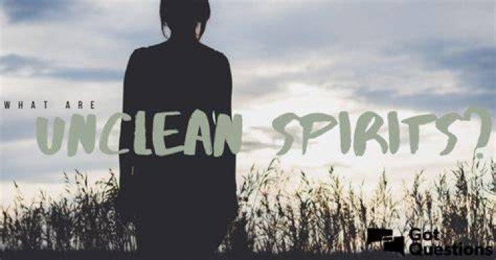What are unclean spirits?
