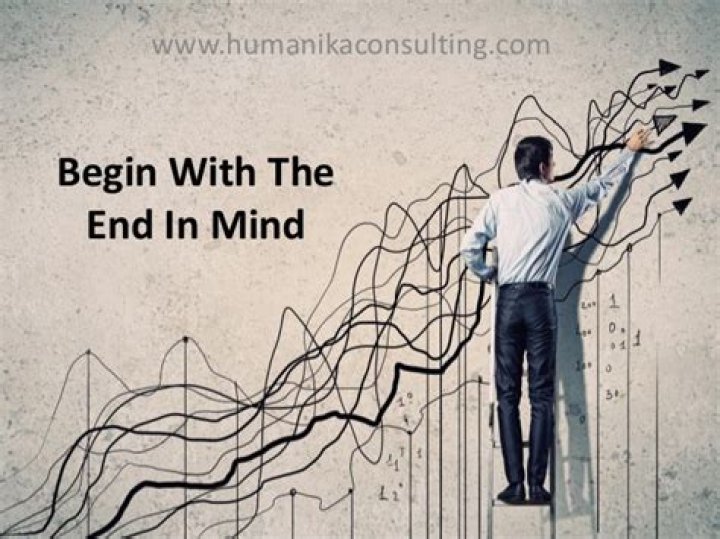What does it mean to begin with the end in mind?