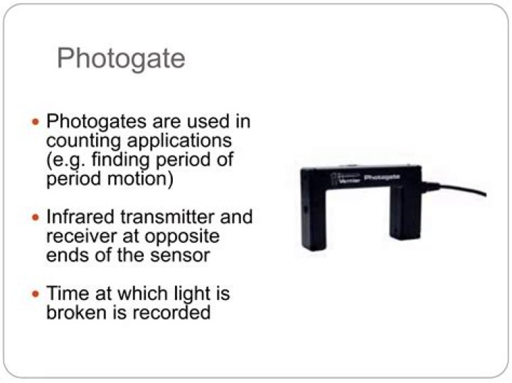 What is a Photogate sensor?