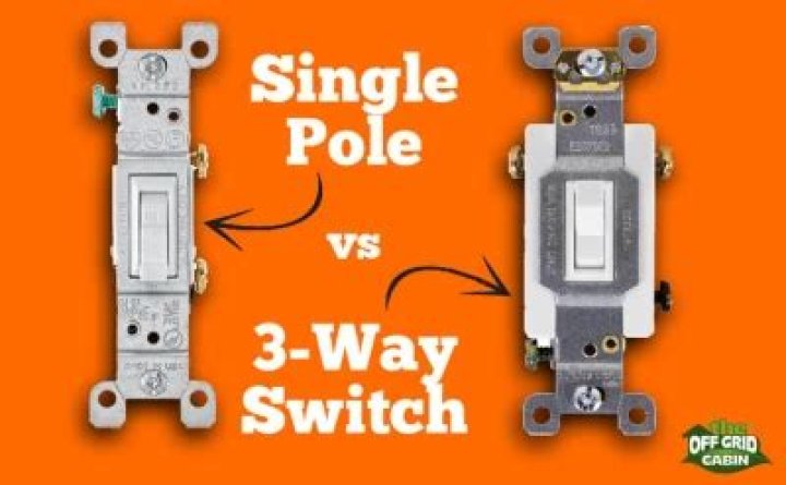 What is the difference between a single pole switch and a 3 way switch?