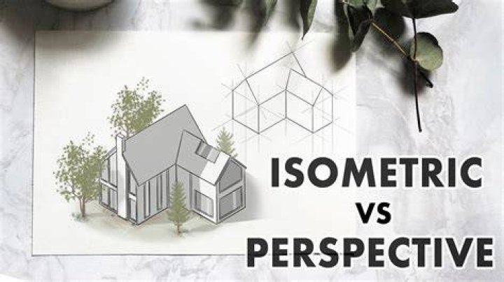 What is the difference between isometric and perspective drawings?