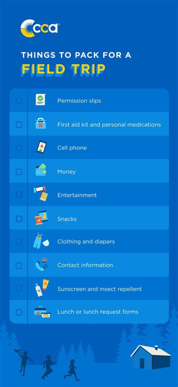 What should I pack for field trip lunch?