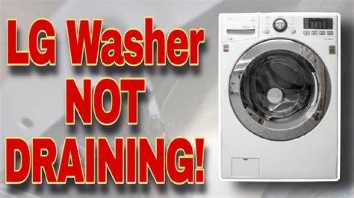 Why is my front loading washer not draining?